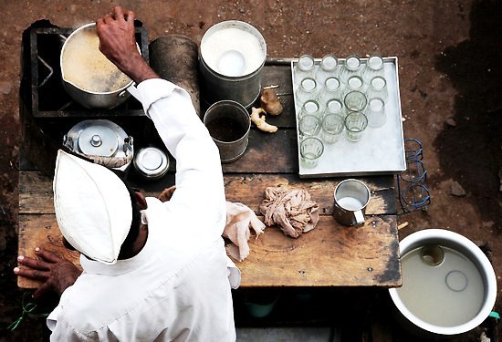 porcelain ceramics  India chai tea teaset tableware culture identity Patterns
