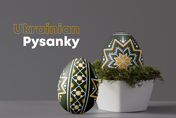 Ukrainian Pysanky/Easter eggs symbols and ornaments