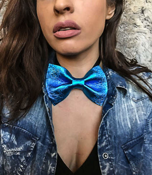 leather Leather bow tie Bow Ties