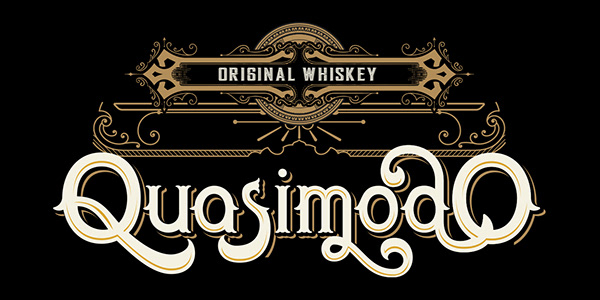 Quasimodo Whiskey (Packaging, Branding, and Logo)