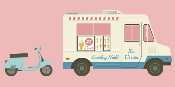 ice cream truck Scooter Vehicle