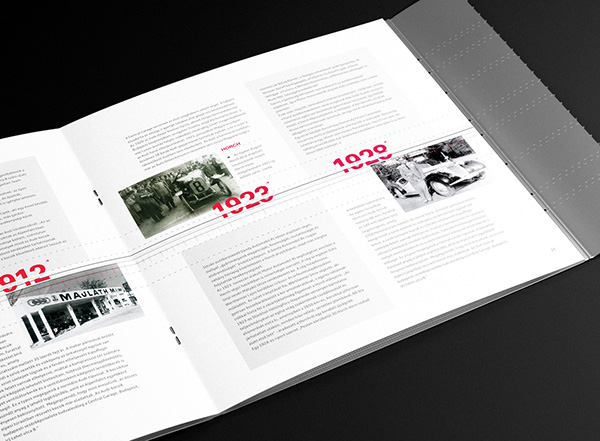 print Audi history brochure centenary