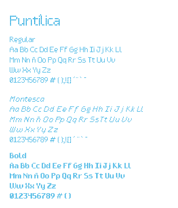 tipografia type modular led font
