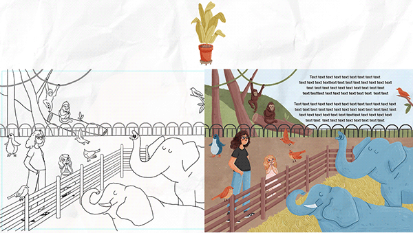 Children book illustrations || cover design
