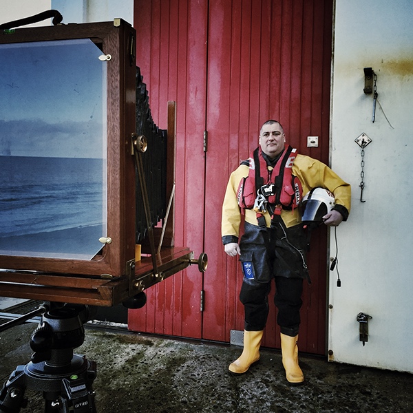 Lifeboat Station Project on location behind the scenes wet plate lifeboats maritime Landscape portrait nautical collodion RNLI