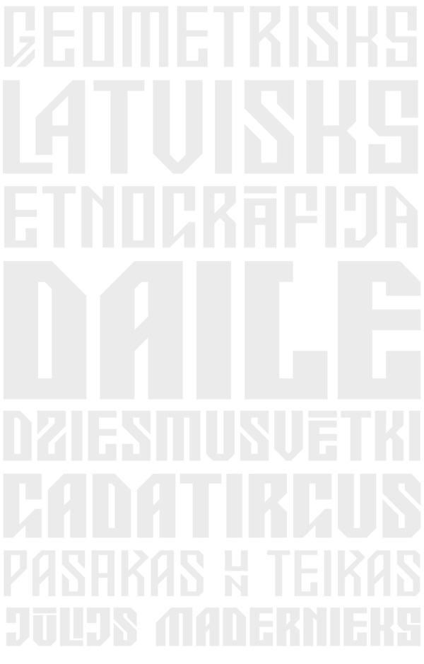 art-deco experimental font fonts type design Julijs Madernieks