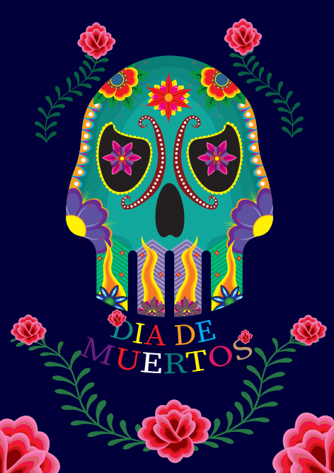 adobe illustrator Calaveras digital illustration Mexican skull vector