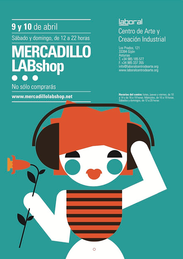 mercadillo laboral gijon asturias labshop Mercado diseño design shop market