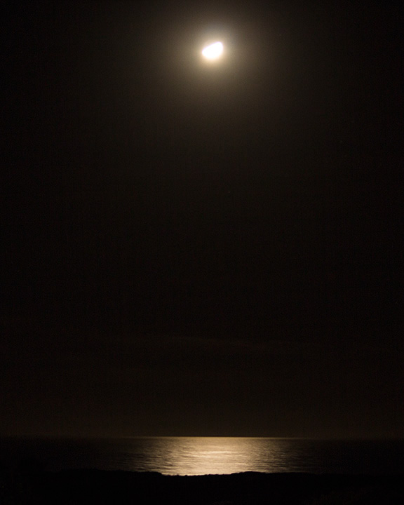 sunset moonlight Syrenia Imagery San Diego pacific ocean moon beach light dark