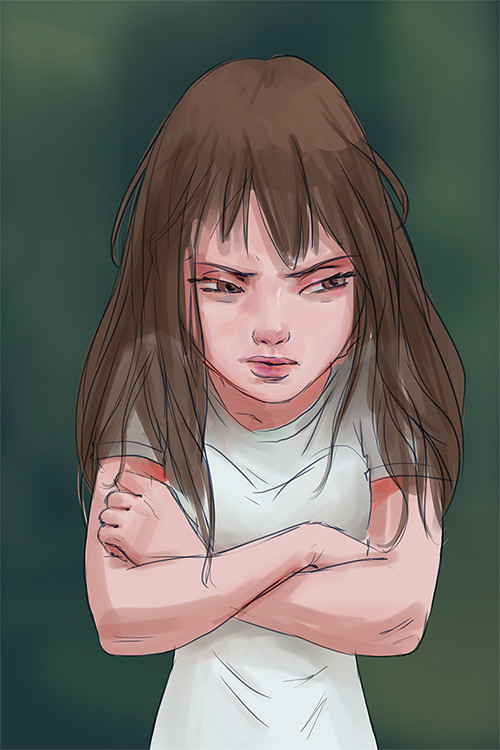 angry girl angry