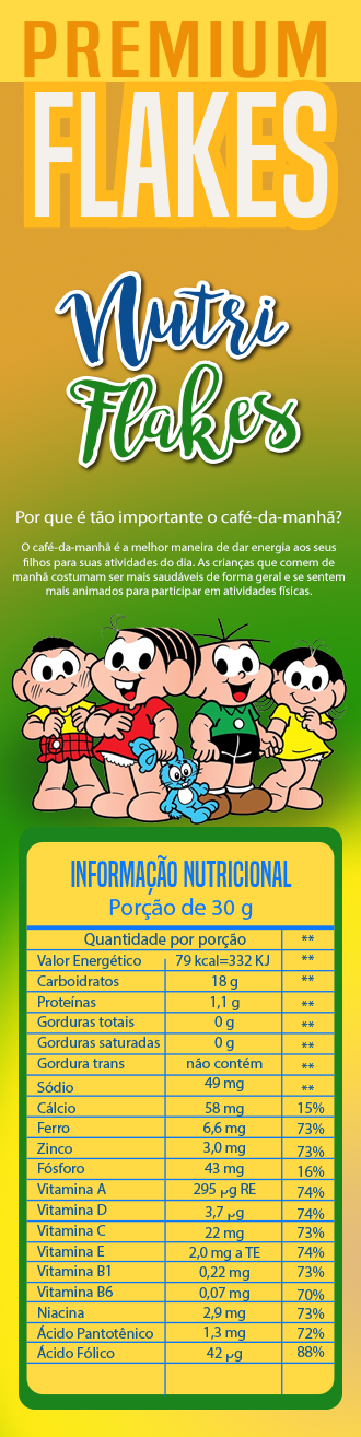 embalagem Cereal design gráfico colorido infantil Turma da Mônica Caça Palavras