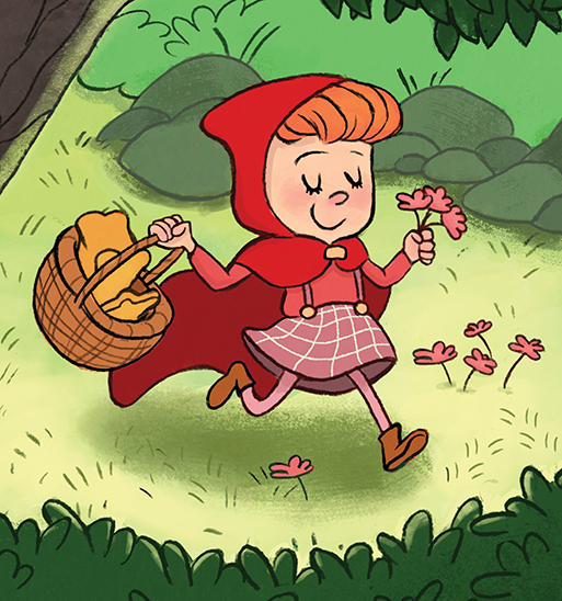 little red riding hood fable fairy tale wolf