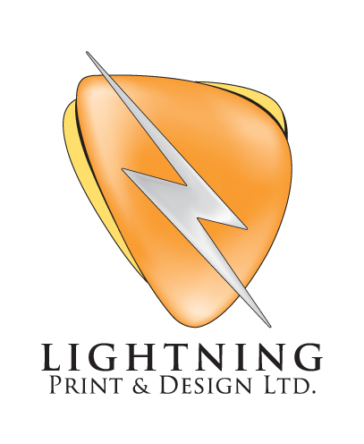 Corporate Identity design irish print lightning