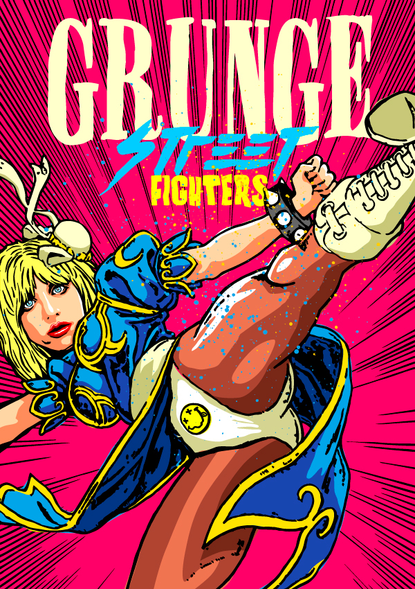 STREET FIGHTER Games comics rock grunge nirvana kurt cobain Dave Grohl