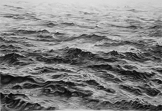 Adobe Portfolio pencil on paper Graphite Drawings Ocean Water studies  Environmental Issues australian artist