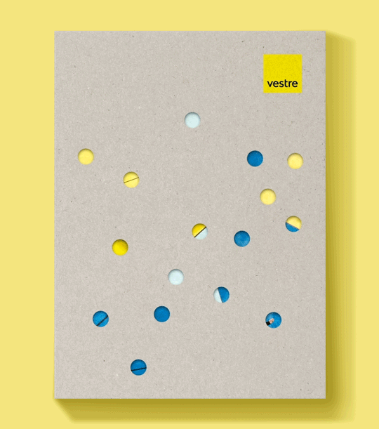 cover editorial furniture minimalistic RECYCLED Scandinavian vestre architecture book pantone