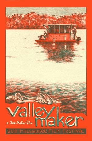 Valley Maker digital snowmen eric hancock screen print