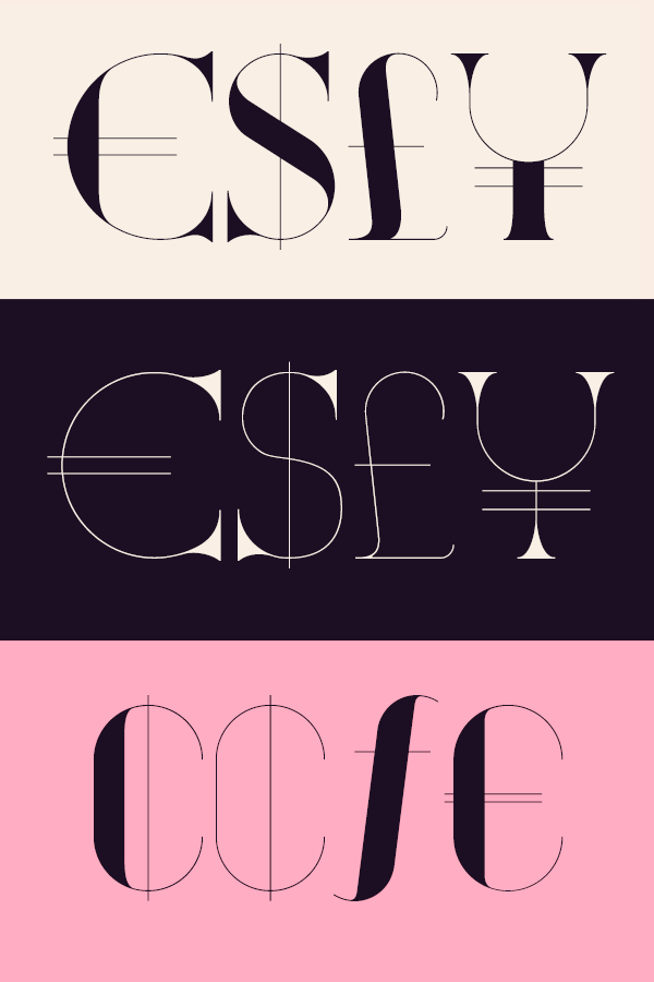 font fonts Typeface typefaces magazine Didot bodoni Ligatures swash Swashes glamour exuberant class feminine Display