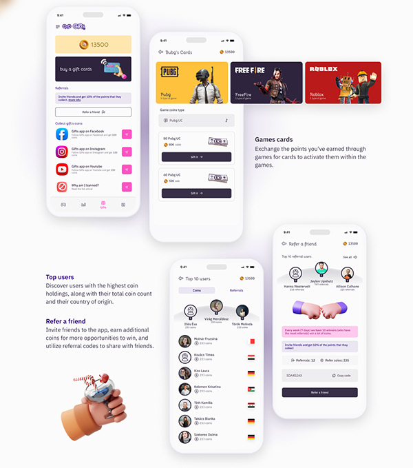 Gifts app | UI/UX Mobile App