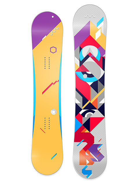 sbss snowboard graphics geometry poligons Triangles contemporaryart