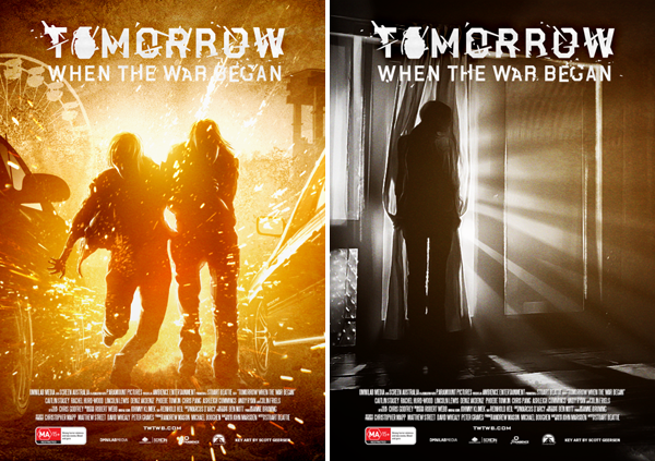 TWTWB tomorrow  War Began John Marsden book cover cover design Cover Art poster film poster iTunes Art Disc Art