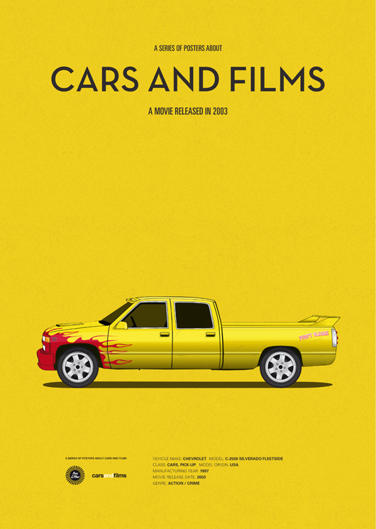 cars and films jesus prudencio posters ilustracion cartel Movie Posters famous iconic Vehicle automotive   Cars tv series Movies Cinema