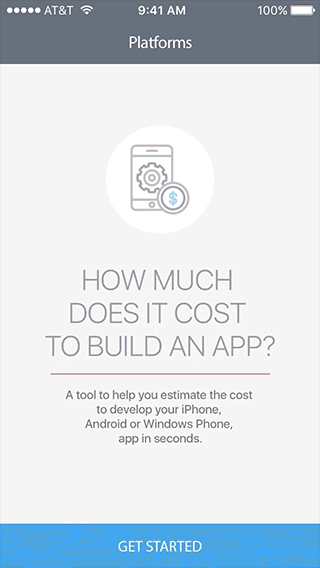 free freebies ui kit Mobile app estimate icons UI ios