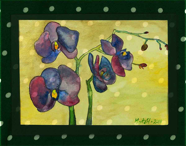 flower poppy iris spring summer decoration home decor oil on canvas aquarelle optimistic Nature green garden gift postcard