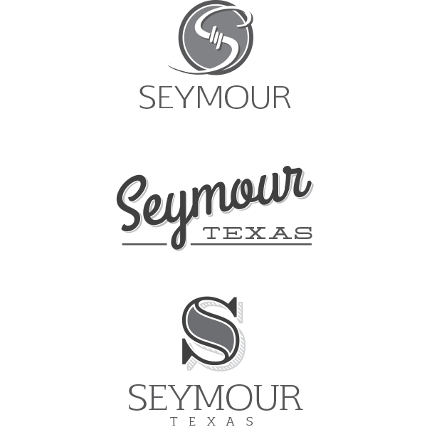 seymour texas logo sketch identity city