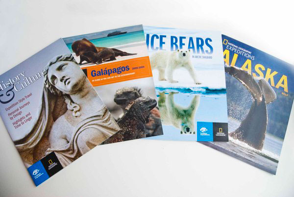 national geographic brochure Layout Lindblad expeditions