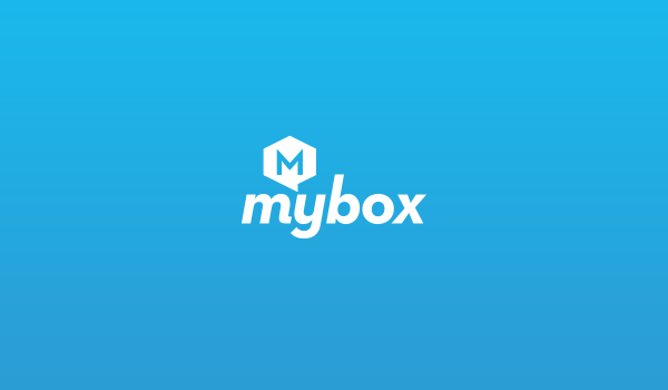 mybox  box  blue  logo app