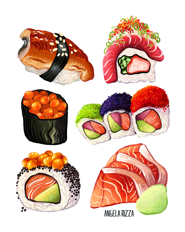 Sushi on Behance