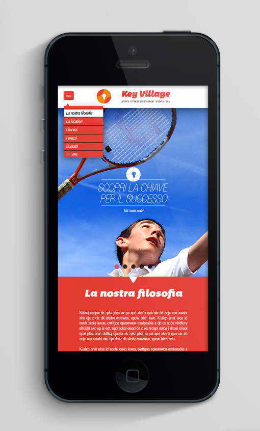 key village sport sports brand tennis centre red orange modern Web image center