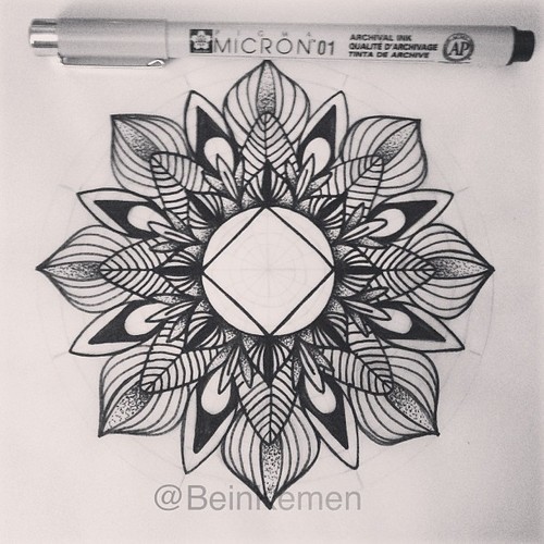 art artwork black and white b&w design doodle doodles dotwork ink Mandala Mandalas pattern tattoo tattoos tattoo flash