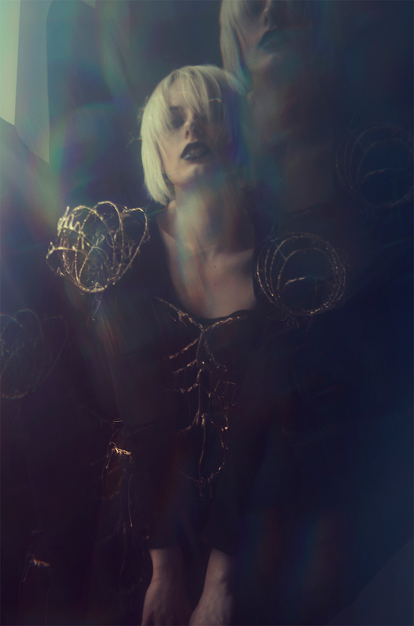 dark beauty model glass america feeling mistique surreal ghost queen lithuania