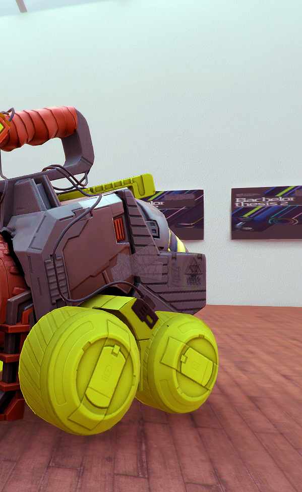 NEXTGEN Maya Zbrush concept Scifi Character electionics industrial design 3D realtime art gallery moma pinakothek