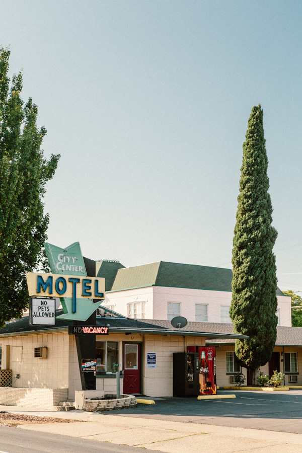 Landscape Retro vintage motels typology series topographics
