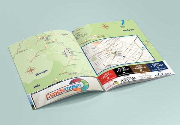 mapas maps tourism Turismo Guatemala editorial editorial design 