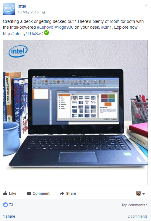 social media intel copywriting  Advertising  Laptop Technology