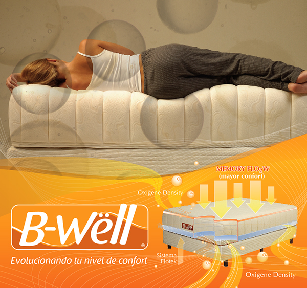 ilustracion brand publicidad colchones Selther B-Wëll infografia Gráficos ilustration mattress descanso rest mexico Guadalajara Tepachelabs