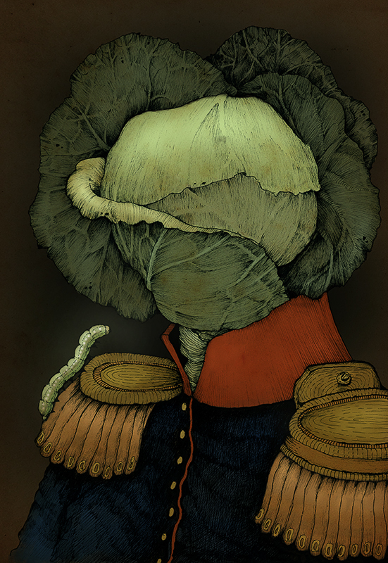 portraits art pen cabbage spaniel Character