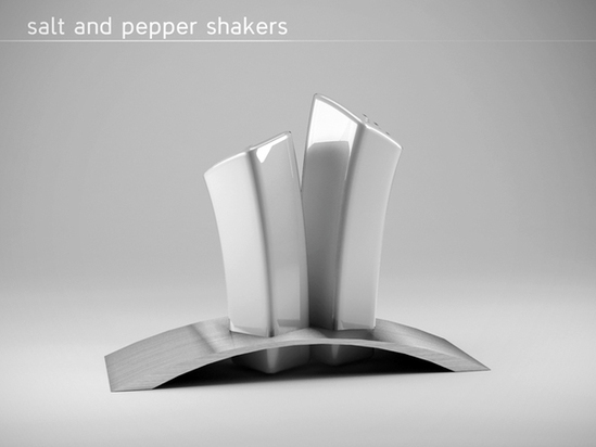 tableware Salt shakers glass White minimal product