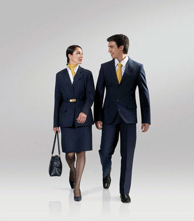 tame airline modern identity fresh Airpline Ecuador SKY uniform uniforms blue bird condor best strategy