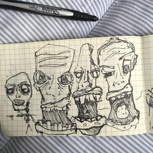 sketch design instagram paper digital pen wacom iPad Procreate