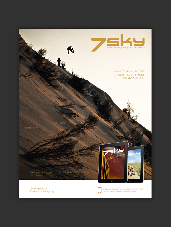 7sky 7sky Magazine magazine Surf skate snowboard 20 minutes 20 Minuten Rudi Wyhlidal photograph photographer Snowboarding silvano zeiter Nicolas Müller
