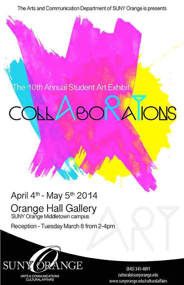poster art show College Project Suny Orange viscom student