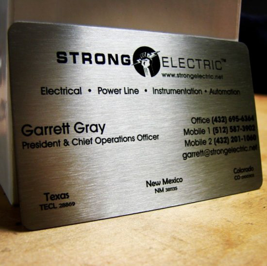 Business Cards card graphics design metal business cards metal cards