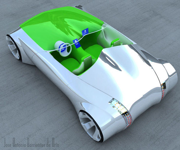 car design 3D PEUGEOT car styling