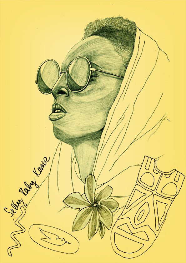 ILLUSTRATION  Drawing  graphic design  African Art digital design print design  african London