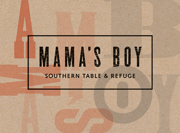 design letterpress Southern Table restaurants Signage Identity Design warm rustic typographic Collateral exploration brands graphic mama's boy 